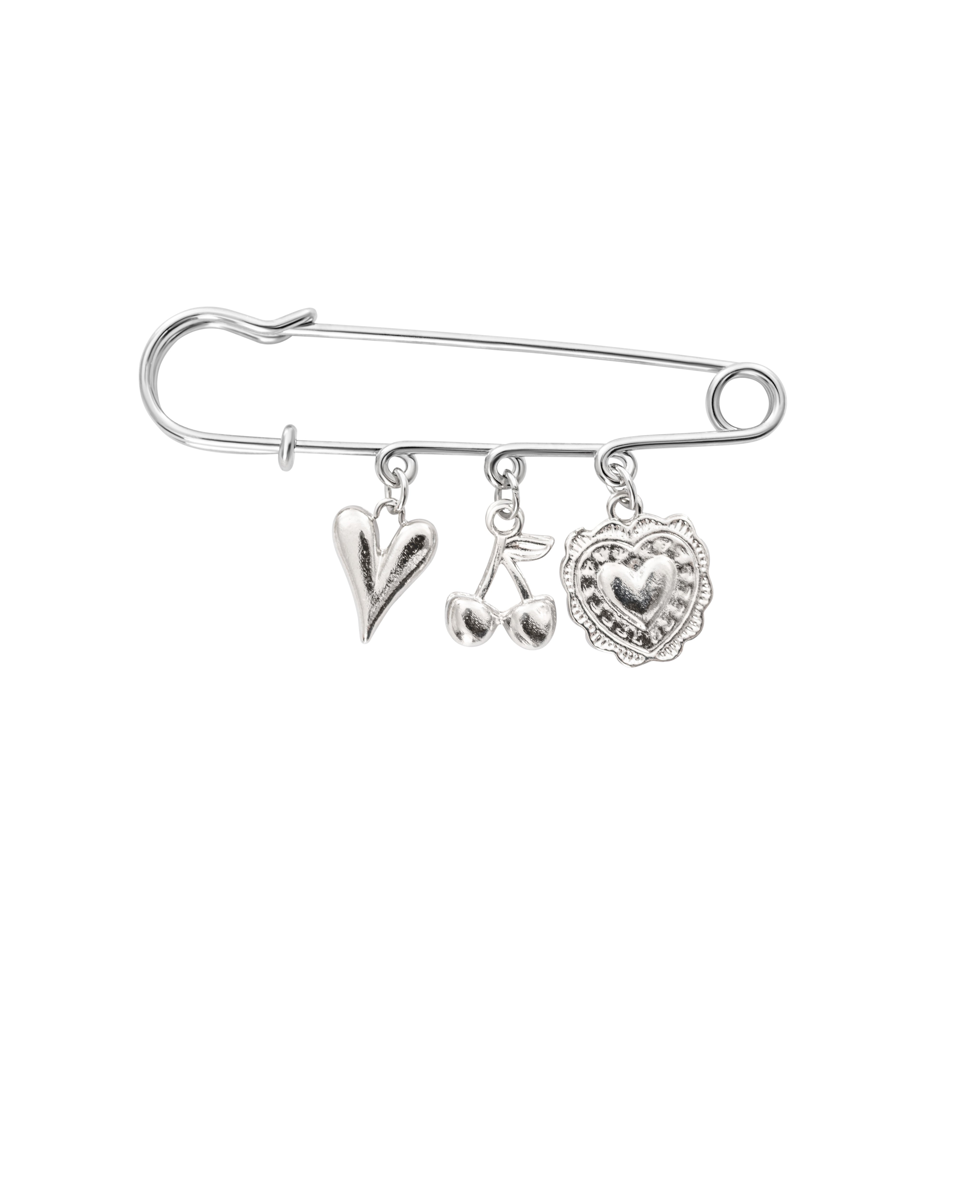 DECORATIVE LOVE BROOCH · Прикраса для шкарпеток «LOVE» — Silver