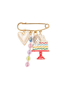 DECORATIVE CAKE BROOCH · Прикраса для шкарпеток «Тортик» — Multicolor