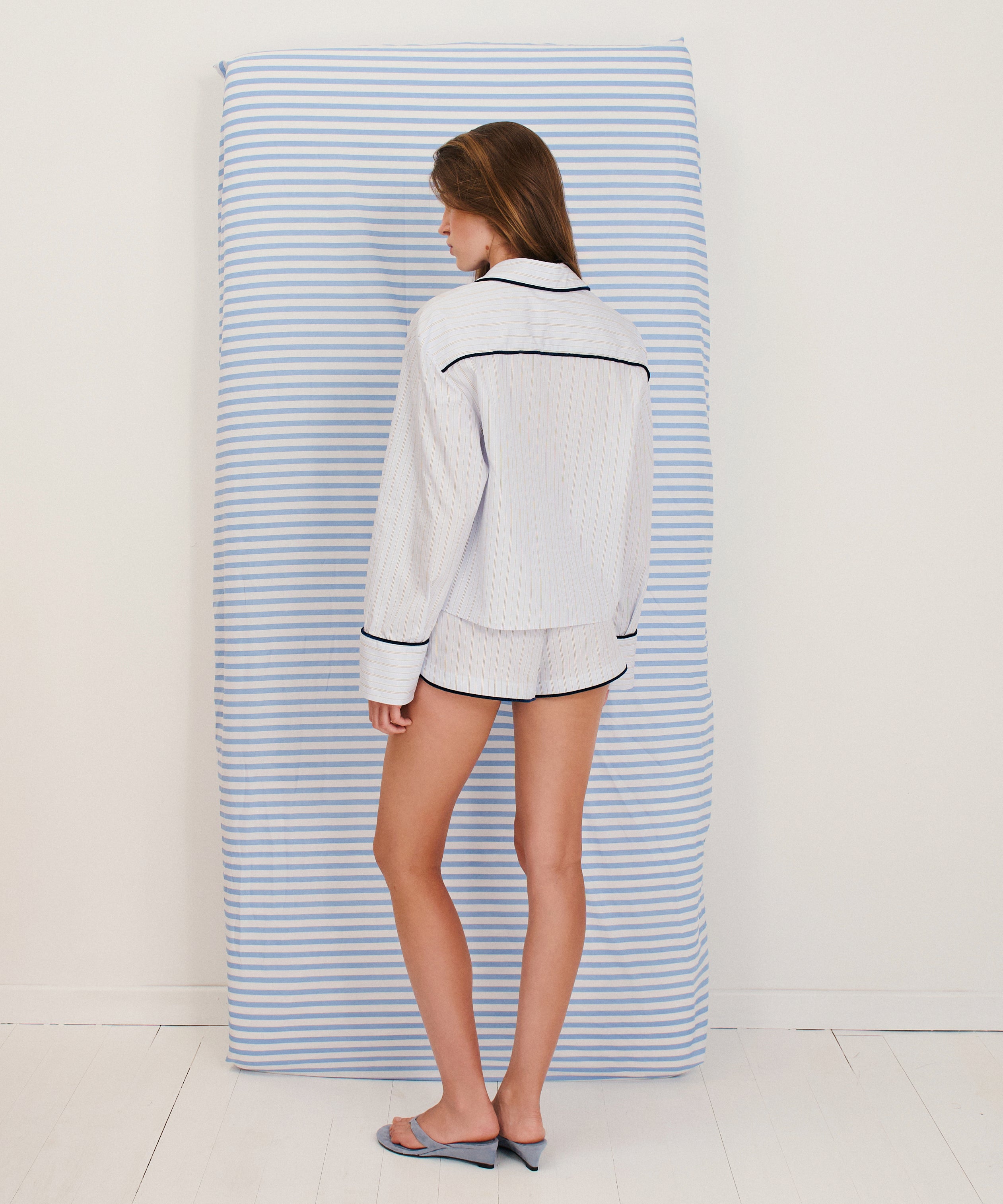 MOONLIGHT MOOD · Піжама в смужку — Light blue stripe