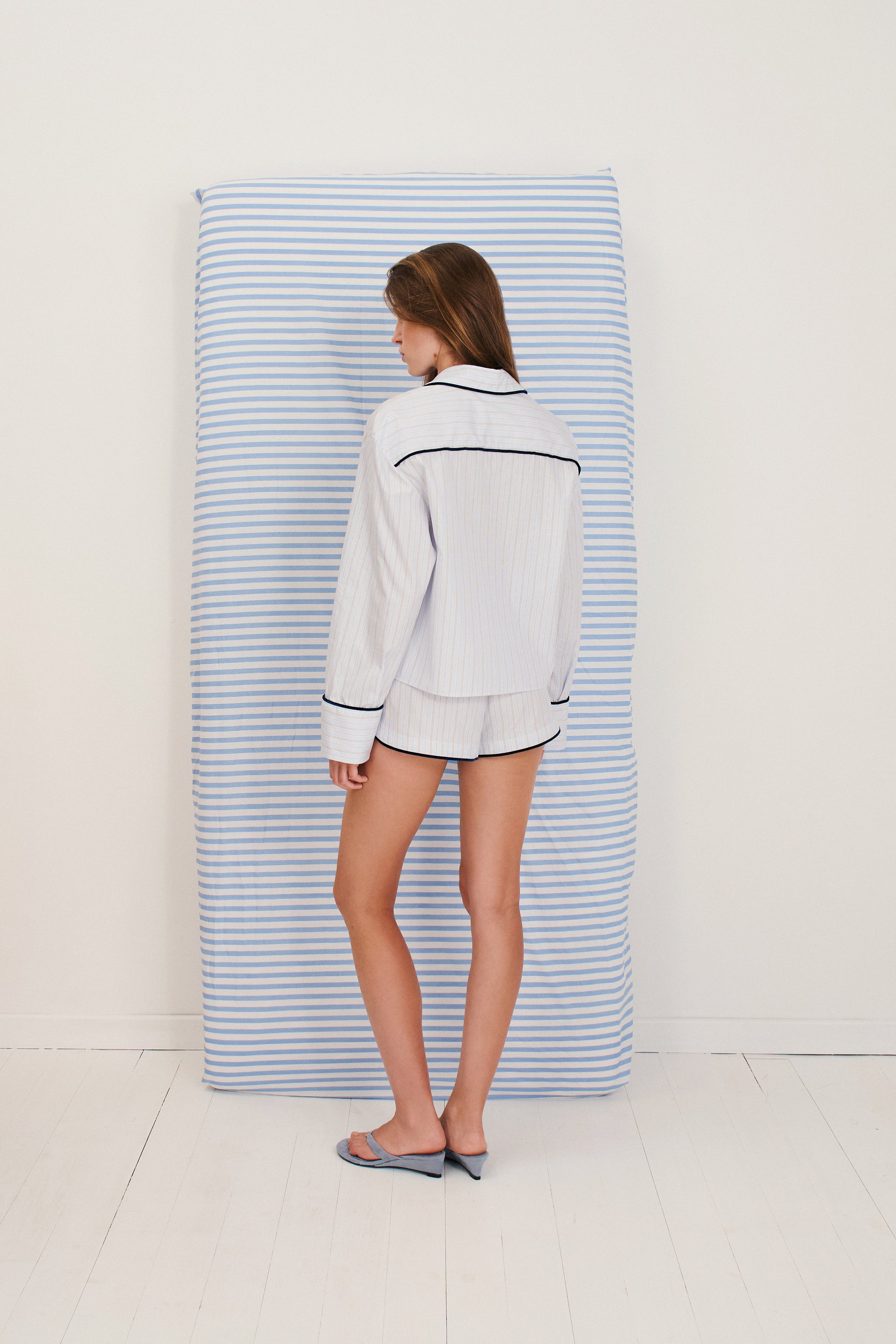 MOONLIGHT MOOD · Піжама в смужку — Light blue stripe